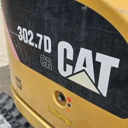 Brugt Caterpillar 302.7D CR - Minigraver / mini excavator 3 ton, �rgang 2016