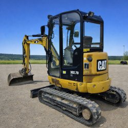 Brugt Caterpillar 302.7D CR - Minigraver / mini excavator 3 ton, �rgang 2016