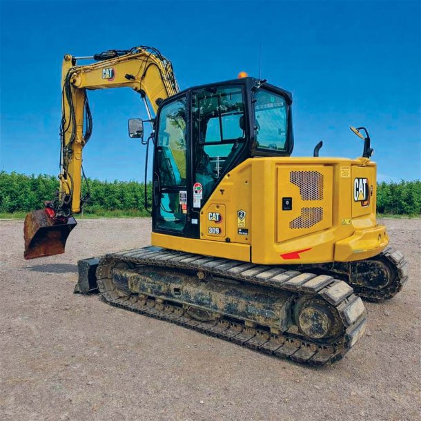 Brugt Caterpillar 309 CR - Gravemaskine / excavator 9 ton - Rototilt, �rgang 2022 - Auktion - Kom med et bud
