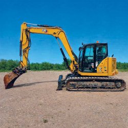 Brugt Caterpillar 309 CR - Gravemaskine / excavator 9 ton - Rototilt, �rgang 2022 - Auktion - Kom med et bud