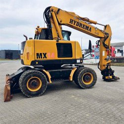 Brugt Hydrema MX14 Gravemaskine / excavator 16 ton - Engcon Rotortilt, �rgang 2013 - Auktion - Kom med et bud
