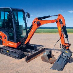 Brugt Kubota KX016-4 Minigravemaskine / mini excavator 1.6 ton, �rgang 2019 - Auktion - Kom med et bud