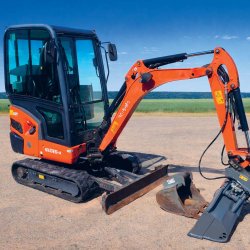 Brugt Kubota KX016-4 Minigravemaskine / mini excavator 1.6 ton, �rgang 2019 - Auktion - Kom med et bud