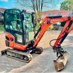 Brugt Kubota KX019-4 minigraver / mini excavator 1.8 ton, �rgang 2017 - Auktion - Kom med et bud