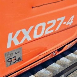 Brugt Kubota KX027-4 - minigraver / mini excavator 2,7 ton, �rgang 2021 - Tiltman - Kom med et bud