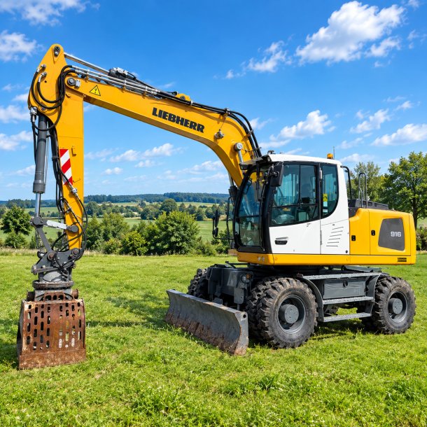 Brugt Liebherr A916 Litronic - 2017 - Centralsm�ring Gravemaskine / excavator 18 ton - �rgang 2017 - Auktion &amp; Salg - AFGIV BUD - STARTPRIS ANGIVET