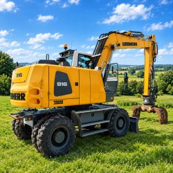 Brugt Liebherr A916 Litronic - 2017 - Centralsm�ring Gravemaskine / excavator 18 ton - �rgang 2017 - Auktion &amp; Salg - AFGIV BUD - STARTPRIS ANGIVET
