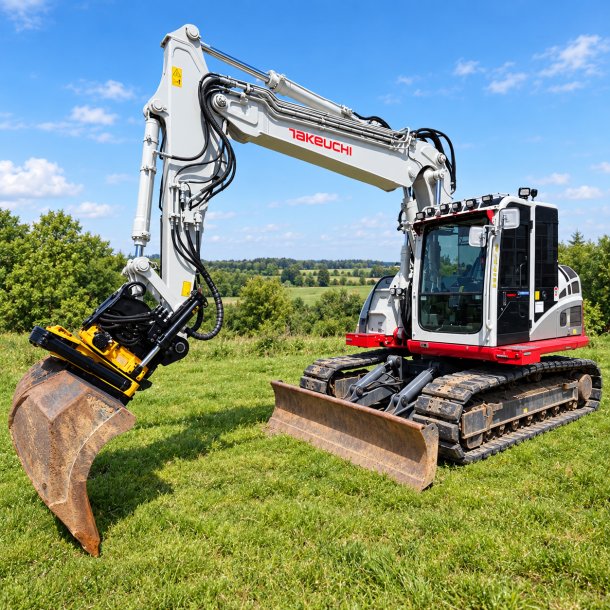 Brugt Takeuchi TB2150 R - Gravemaskine / excavator 15.5 ton - Engcon Rotortilt - Unicontrol, �rgang 2022 - Auktion &amp; Salg - AFGIV BUD - STARTPRIS ANGIVET