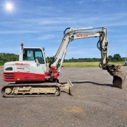 Brugt Takeuchi TB290 - Gravemaskine / excavator 8,4 ton - Engcon Rotortilt, �rgang 2016 - Auktion - Kom med et bud