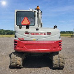Brugt Takeuchi TB290 - Gravemaskine / excavator 8,4 ton - Engcon Rotortilt, �rgang 2016 - Auktion - Kom med et bud