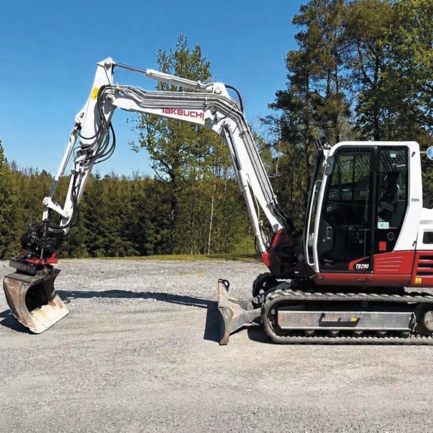 Brugt Takeuchi TB290 - Gravemaskine / excavator 8,4 ton - Rototilt, �rgang 2018 - LAVT TIMETAL - Kom med et bud