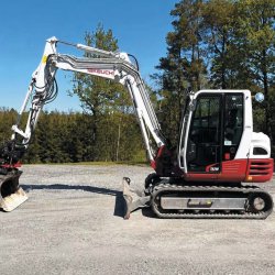 Brugt Takeuchi TB290 - Gravemaskine / excavator 8,4 ton - Rototilt, �rgang 2018 - LAVT TIMETAL - Kom med et bud