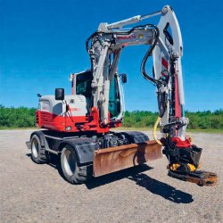 Brugt Takeuchi TB295W - Gravemaskine / excavator 11 ton - Engcon Rotortilt - �rgang 2018 - Auktion - Kom med et bud