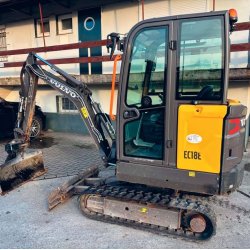 Brugt Volvo EC18E Minigravemaskine / mini excavator 1.8 ton, �rgang 2022 - Auktion - Kom med et bud