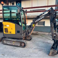 Brugt Volvo EC18E Minigravemaskine / mini excavator 1.8 ton, �rgang 2022 - Auktion - Kom med et bud