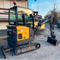 Brugt Volvo EC18E Minigravemaskine / mini excavator 1.8 ton, �rgang 2022 - Auktion - Kom med et bud