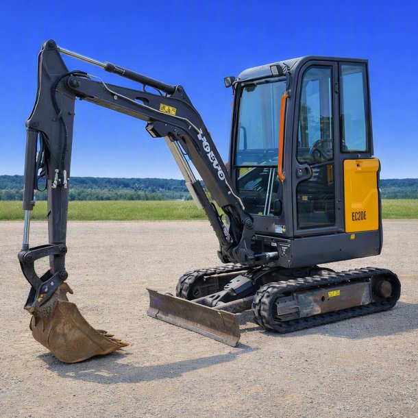 Brugt Volvo EC20E Minigraver - Minigraver / mini excavator 2 ton, �rgang 2021 - Auktion - Kom med et bud