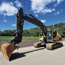 Brugt Volvo EC250 DL Gravemaskine / excavator 27 ton, �rgang 2012 - Centralsm�ring - Kom med et bud