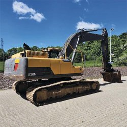 Brugt Volvo EC250 DL Gravemaskine / excavator 27 ton, �rgang 2012 - Centralsm�ring - Kom med et bud