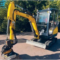 Brugt Wacker Neuson ET20 Minigraver 2.2 Ton / mini excavator, �rgang 2022 - Engcon tiltrotator - Auktion - Kom med et bud