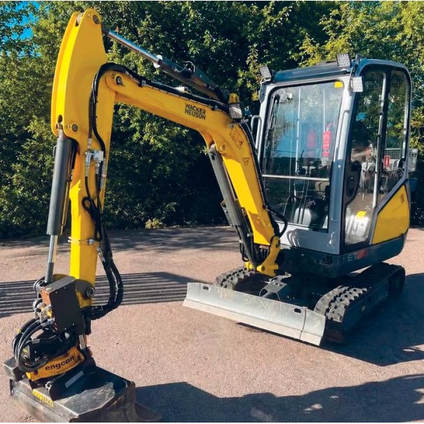Brugt Wacker Neuson ET20 Minigraver 2.2 Ton / mini excavator, �rgang 2022 - Engcon tiltrotator - Auktion - Kom med et bud