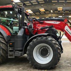 Brugt Case IH Optum 340 CVX, �rgang 2025 - GPS RTK - Quicke Q7M Frontl�sser  - Auktion - Kom med et bud