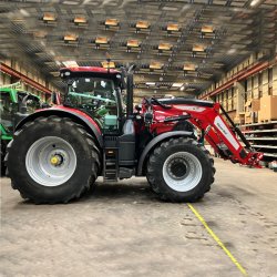 Brugt Case IH Optum 340 CVX, �rgang 2025 - GPS RTK - Quicke Q7M Frontl�sser  - Auktion - Kom med et bud