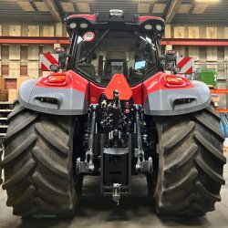 Brugt Case IH Optum 340 CVX, �rgang 2025 - GPS RTK - Quicke Q7M Frontl�sser  - Auktion - Kom med et bud