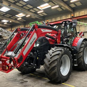 Brugt Case IH Optum 340 CVX, �rgang 2025 - GPS RTK - Quicke Q7M Frontl�sser  - Auktion - Kom med et bud