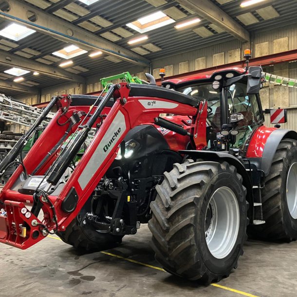 Brugt Case IH Optum 340 CVX, �rgang 2025 - GPS RTK - Quicke Q7M Frontl�sser  - Auktion - Kom med et bud