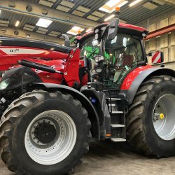 Brugt Case IH Optum 340 CVX, �rgang 2025 - GPS RTK - Quicke Q7M Frontl�sser  - Auktion - Kom med et bud